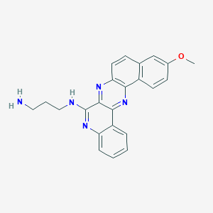 molecular formula C23H21N5O B12408150 Benzoquinoquinoxaline 