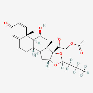 21-Acetyloxy Budesonide-d8