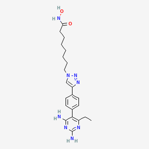 molecular formula C22H30N8O2 B12408199 Hdac-IN-46 