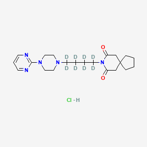 molecular formula C21H32ClN5O2 B12408215 Buspirone-d8 Hydrochloride CAS No. 1216761-39-5