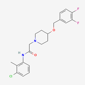 molecular formula C21H23ClF2N2O2 B12408232 D4R antagonis-2 