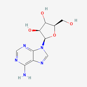 molecular formula C10H13N5O4 B12408309 9-(|A-D-Xylofuranosyl)adenine 