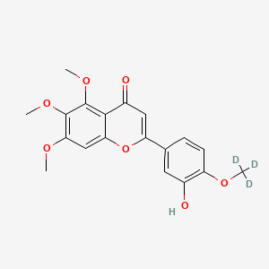 molecular formula C19H18O7 B12408344 Eupatorin-d3 5-Methyl Ether 