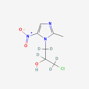 molecular formula C7H10ClN3O3 B12408347 Ornidazole-d5 