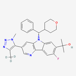 molecular formula C30H32FN5O2 B12408349 Bet-IN-12 