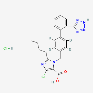 Losartan carboxylic acid-d4 (hydrochloride)