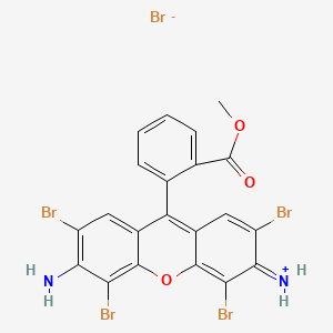 molecular formula C21H13Br5N2O3 B12408367 Tetrabromorhodamine 123 bromide 