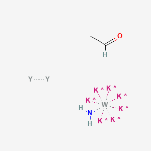 molecular formula C2H6K7NOWY2- B12408398 CID 165437223 