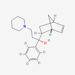 molecular formula C21H29NO B12408401 rel-Biperiden-d5 