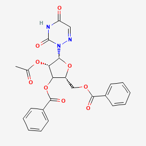 [(2R,4S,5R)-4-acetyloxy-3-benzoyloxy-5-(3,5-dioxo-1,2,4-triazin-2-yl)oxolan-2-yl]methyl benzoate