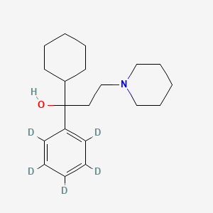 molecular formula C20H31NO B12408418 Trihexyphenidyl-d5 