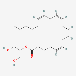 molecular formula C23H38O4 B12408438 2-Arachidonoylglycerol-d8 