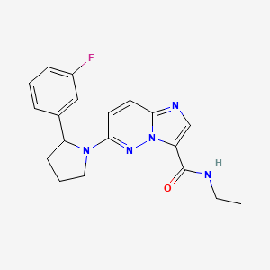 molecular formula C19H20FN5O B12408439 Trk-IN-16 