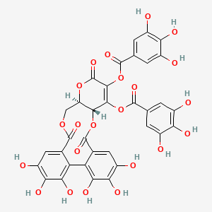 molecular formula C34H22O22 B1240844 d-赤藓糖-己-2-烯酸 CAS No. 180465-44-5