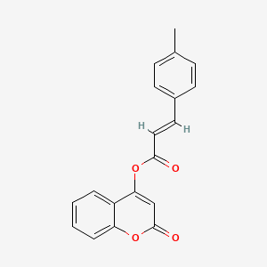 (2-oxochromen-4-yl) (E)-3-(4-methylphenyl)prop-2-enoate