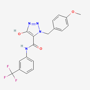 molecular formula C18H15F3N4O3 B12408482 Akr1C3-IN-6 