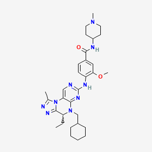 molecular formula C31H43N9O2 B12408533 Plk1/brd4-IN-1 