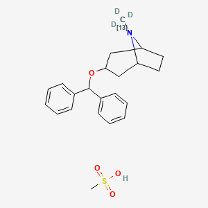 Benztropine-13C,d3 (mesylate)