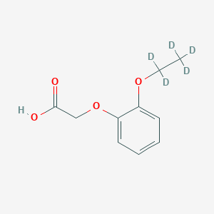 molecular formula C10H12O4 B12408578 2-(2-Ethoxyphenoxy)acetic acid-d5 