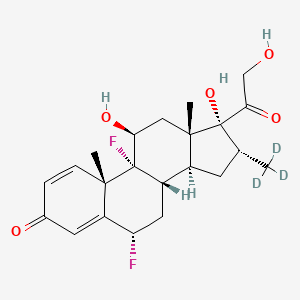 molecular formula C22H28F2O5 B12408593 Flumethasone-d3 