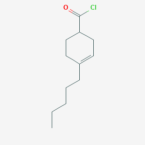 molecular formula C12H19ClO B124086 4-Pentylcyclohex-3-ene-1-carbonyl chloride CAS No. 155468-70-5