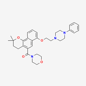 molecular formula C32H39N3O4 B12408623 AcrB-IN-1 