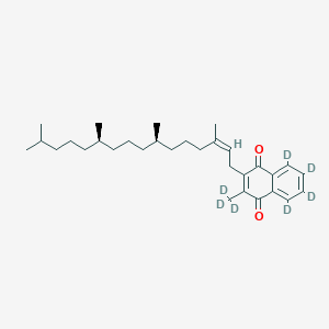 molecular formula C31H46O2 B12408651 cis-Vitamin K1-d7 