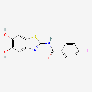 molecular formula C14H9IN2O3S B12408664 NS2B/NS3-IN-5 