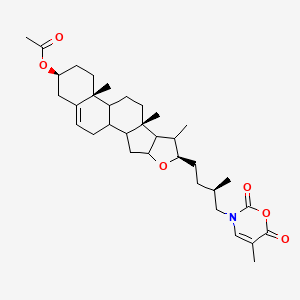 molecular formula C34H49NO6 B12408670 Anti-inflammatory agent 23 