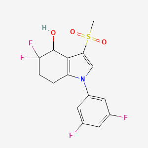 molecular formula C15H13F4NO3S B12408678 Hif-2|A-IN-6 