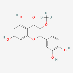 molecular formula C16H12O7 B12408694 3-O-Methyl-d3 Quercetin 