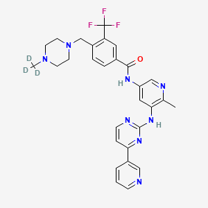 molecular formula C29H29F3N8O B12408699 Flumatinib-d3 