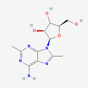 molecular formula C12H17N5O4 B12408709 2,8-Dimethyladenosine 