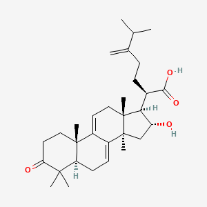 molecular formula C31H46O4 B1240876 Polyporenic acid C CAS No. 465-18-9