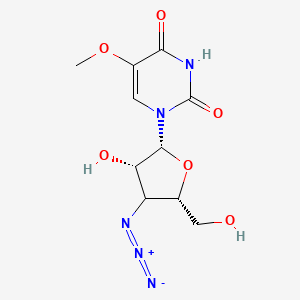 1-[(2R,3S,5S)-4-azido-3-hydroxy-5-(hydroxymethyl)oxolan-2-yl]-5-methoxypyrimidine-2,4-dione