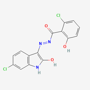 molecular formula C15H9Cl2N3O3 B12408782 Faah/magl-IN-1 