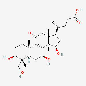 molecular formula C27H40O7 B1240880 Lucidenic acid O 
