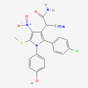 molecular formula C20H15ClN4O4S B12408801 AChE-IN-25 