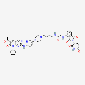 molecular formula C43H49N11O7 B12408806 Cdk4/6-IN-11 