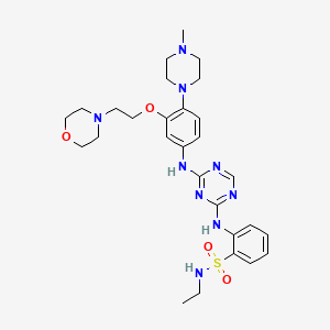 molecular formula C28H39N9O4S B12408815 Fgfr3-IN-2 