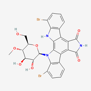 molecular formula C27H21Br2N3O7 B1240884 Bromorebeccamycin 