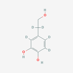 molecular formula C8H10O3 B12408880 Hydroxytyrosol-d5 