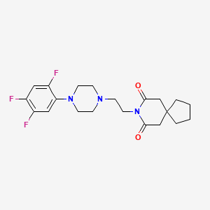 8-{2-[4-(2,4,5-Trifluoro-phenyl)-piperazin-1-yl]-ethyl}-8-aza-spiro[4.5]decane-7,9-dione