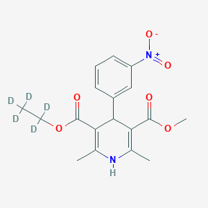 molecular formula C18H20N2O6 B12408947 Nitrendipine-d5 