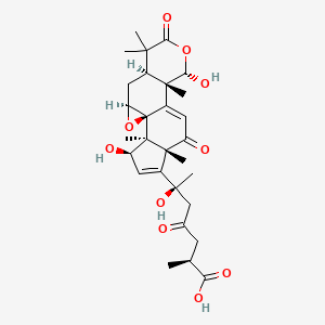 molecular formula C29H38O10 B12408953 Ganoapplanoid F 