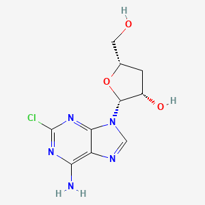 molecular formula C10H12ClN5O3 B12408971 (2R,3S,5S)-2-(6-amino-2-chloropurin-9-yl)-5-(hydroxymethyl)oxolan-3-ol 