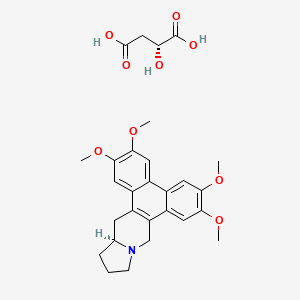 (13aS)-2,3,6,7-tetramethoxy-9,11,12,13,13a,14-hexahydrophenanthro[9,10-f]indolizine;(2R)-2-hydroxybutanedioic acid