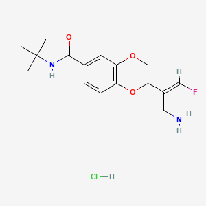 molecular formula C16H22ClFN2O3 B12408989 SSAO/VAP-1 inhibitor 1 