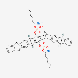 molecular formula C54H54Na2O8P2 B12409076 SARS-CoV-2-IN-27 (disodium) 