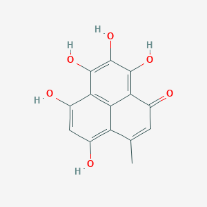 2,3,4,7,9-pentahydroxy-6-methyl-1H-phenalen-1-one